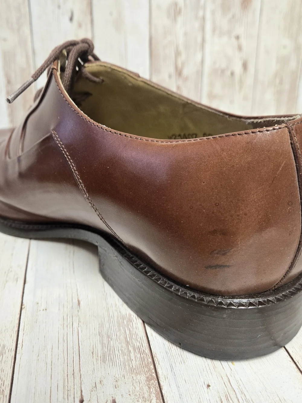 Stacy Adams Brown Leather Cap Toe Oxford Dress Shoes Men’s 12M